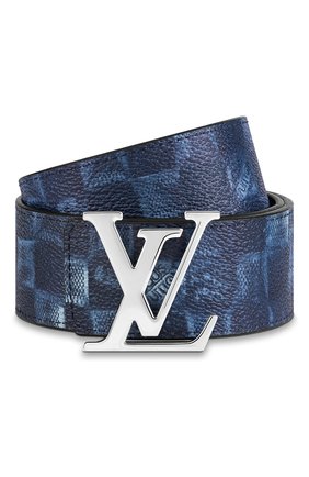 Мужской двусторонний ремень lv initiales LOUIS VUITTON темно-синего цвета по цене 45000 руб., арт. M0378S | Фото 1 Мужской двусторонний ремень lv initiales LOUIS VUITTON темно-синего цвета, арт. M0378S | Фото 1