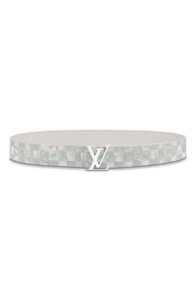 Мужской двусторонний ремень lv initiales LOUIS VUITTON светло-серого цвета по цене 45000 руб., арт. MP300S | Фото 2 Мужской двусторонний ремень lv initiales LOUIS VUITTON светло-серого цвета, арт. MP300S | Фото 2 (Случай: Повседневный)