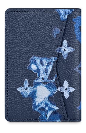 Мужской кожаный футляр для кредитных карт LOUIS VUITTON темно-синего цвета по цене 38000 руб., арт. M80463 | Фото 2 Мужской кожаный футляр для кредитных карт LOUIS VUITTON темно-синего цвета, арт. M80463 | Фото 2