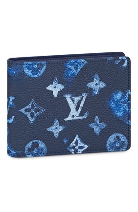 Мужской кожаное портмоне slender LOUIS VUITTON темно-синего цвета по цене 55000 руб., арт. M80464 | Фото 1 Мужской кожаное портмоне slender LOUIS VUITTON темно-синего цвета, арт. M80464 | Фото 1
