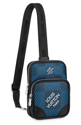 Мужская сумка amazone LOUIS VUITTON синего цвета по цене 126000 руб., арт. N50011 | Фото 1 Мужская сумка amazone LOUIS VUITTON синего цвета, арт. N50011 | Фото 1