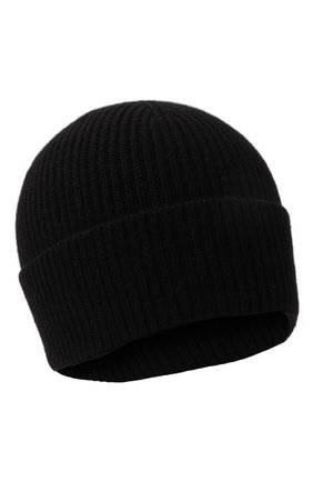 Мужская кашемировая шапка GIORGIO ARMANI черного цвета, арт. 747303/1A505 | Фото 1 (Материал: Кашемир, Шерсть, Текстиль; Кросс-КТ: Трикотаж)