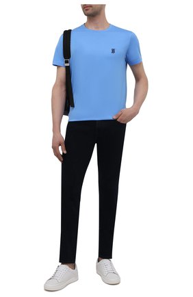 Мужские джинсы 7 FOR ALL MANKIND темно-синего цвета по цене 26700 руб., арт. JSMXB780LB | Фото 2 Мужские джинсы 7 FOR ALL MANKIND темно-синего цвета, арт. JSMXB780LB | Фото 2 (Длина (брюки, джинсы): Стандартные; Материал внешний: Хлопок, Деним; Силуэт М (брюки): Прямые; Стили: Кэжуэл; Кросс-КТ: Деним)
