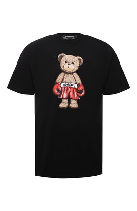 Мужская хлопковая футболка DOMREBEL черного цвета по цене 10650 руб., арт. STANDING/T-SHIRT | Фото 1 Мужская хлопковая футболка DOMREBEL черного цвета, арт. STANDING/T-SHIRT | Фото 1