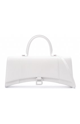 Женская сумка hourglass BALENCIAGA белого цвета по цене 155500 руб., арт. 654946/1QJ4I | Фото 7 Женская сумка hourglass BALENCIAGA белого цвета, арт. 654946/1QJ4I | Фото 7 (Сумки-технические: Сумки через плечо, Сумки top-handle; Размер: medium; Материал: Натуральная кожа; Ремень/цепочка: На ремешке)