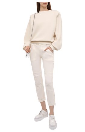 Женские брюки FRAME DENIM белого цвета по цене 34400 руб., арт. BBTMP999 | Фото 2 Женские брюки FRAME DENIM белого цвета, арт. BBTMP999 | Фото 2