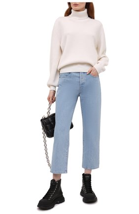 Женские кожаные ботинки ALEXANDER MCQUEEN черного цвета по цене 59450 руб., арт. 633900/WHZ62 | Фото 2 Женские кожаные ботинки ALEXANDER MCQUEEN черного цвета, арт. 633900/WHZ62 | Фото 2