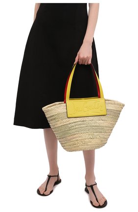 Женская сумка-тоут loubishore CHRISTIAN LOUBOUTIN желтого цвета по цене 46200 руб., арт. 1215220/L0UBISH0RE | Фото 2 Женская сумка-тоут loubishore CHRISTIAN LOUBOUTIN желтого цвета, арт. 1215220/L0UBISH0RE | Фото 2