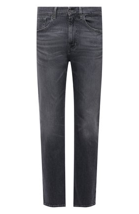 Мужские джинсы 7 FOR ALL MANKIND серого цвета по цене 24200 руб., арт. JS00R780WG | Фото 1 Мужские джинсы 7 FOR ALL MANKIND серого цвета, арт. JS00R780WG | Фото 1 (Материал внешний: Хлопок, Деним; Длина (брюки, джинсы): Стандартные; Силуэт М (брюки): Прямые; Стили: Кэжуэл; Кросс-КТ: Деним; Детали: Потертости)
