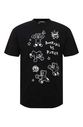 Мужская хлопковая футболка DOMREBEL черного цвета по цене 13400 руб., арт. RUMBLE/T-SHIRT | Фото 1 Мужская хлопковая футболка DOMREBEL черного цвета, арт. RUMBLE/T-SHIRT | Фото 1 (Материал внешний: Хлопок; Рукава: Короткие; Длина (для топов): Стандартные; Стили: Гранж; Принт: С принтом)
