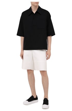 Мужские текстильные кеды ALEXANDER MCQUEEN черно-белого цвета по цене 41100 руб., арт. 654594/W4MV7 | Фото 2 Мужские текстильные кеды ALEXANDER MCQUEEN черно-белого цвета, арт. 654594/W4MV7 | Фото 2
