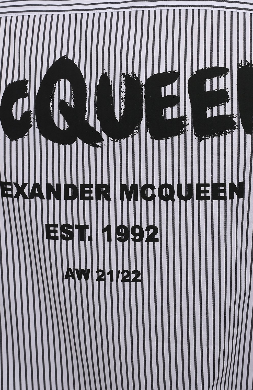 Мужская хлопковая футболка ALEXANDER MCQUEEN черного цвета, арт. 654775/QRX04 | Фото 5 (Рукава: Короткие; Длина (для топов): Стандартные; Принт: С принтом; Материал внешний: Хлопок; Стили: Кэжуэл)