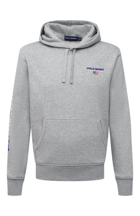 Мужской хлопковое худи POLO RALPH LAUREN серого цвета по цене 15150 руб., арт. 710835769 | Фото 1 Мужской хлопковое худи POLO RALPH LAUREN серого цвета, арт. 710835769 | Фото 1