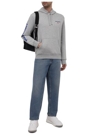 Мужской хлопковое худи POLO RALPH LAUREN серого цвета по цене 15150 руб., арт. 710835769 | Фото 2 Мужской хлопковое худи POLO RALPH LAUREN серого цвета, арт. 710835769 | Фото 2