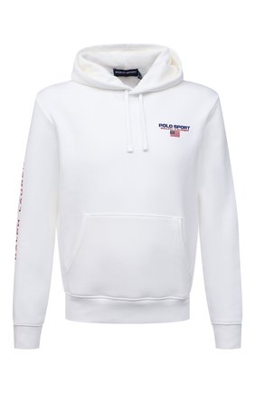 Мужской хлопковое худи POLO RALPH LAUREN белого цвета по цене 15150 руб., арт. 710835769 | Фото 1 Мужской хлопковое худи POLO RALPH LAUREN белого цвета, арт. 710835769 | Фото 1
