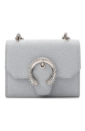 Женская сумка paris mini JIMMY CHOO серебряного цвета по цене 54700 руб., арт. MINI PARIS/Z0K | Фото 1 Женская сумка paris mini JIMMY CHOO серебряного цвета, арт. MINI PARIS/Z0K | Фото 1