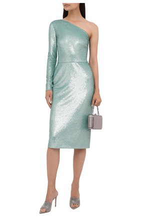 Женское платье с пайетками RALPH LAUREN голубого цвета по цене 412000 руб., арт. 290840168 | Фото 2 Женское платье с пайетками RALPH LAUREN голубого цвета, арт. 290840168 | Фото 2 (Материал внешний: Синтетический материал; Женское Кросс-КТ: Платье-одежда; Стили: Романтичный; Длина Ж (юбки, платья, шорты): Миди; Материал подклада: Синтетический материал; Рукава: Длинные; Случай: Вечерний)