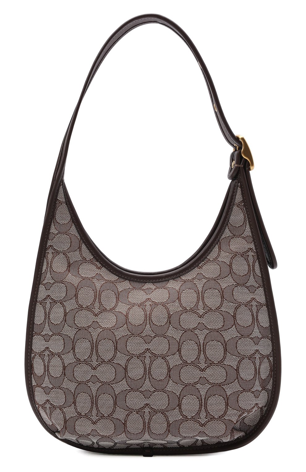 Женская сумка ergo COACH коричневого цвета, арт. C2588 | Фото 1 (Сумки-технические: Сумки top-handle; Размер: medium, small; Материал: Текстиль)