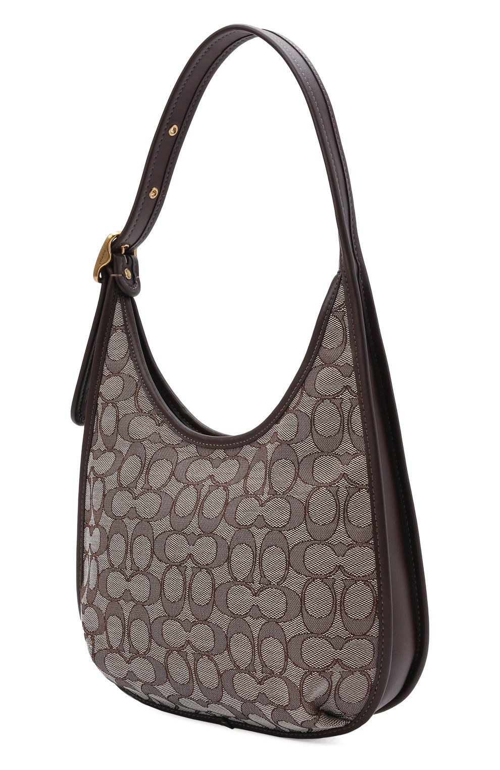 Женская сумка ergo COACH коричневого цвета, арт. C2588 | Фото 3 (Сумки-технические: Сумки top-handle; Размер: medium, small; Материал: Текстиль)