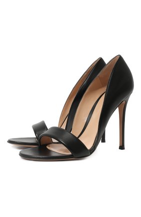 Женские кожаные туфли baiser GIANVITO ROSSI черного цвета по цене 56600 руб., арт. G61686.15RIC.NAPNER0 | Фото 1 Женские кожаные туфли baiser GIANVITO ROSSI черного цвета, арт. G61686.15RIC.NAPNER0 | Фото 1