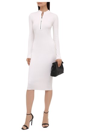 Женское шерстяное платье TOM FORD белого цвета по цене 159000 руб., арт. ACK269-YAX262 | Фото 2 Женское шерстяное платье TOM FORD белого цвета, арт. ACK269-YAX262 | Фото 2