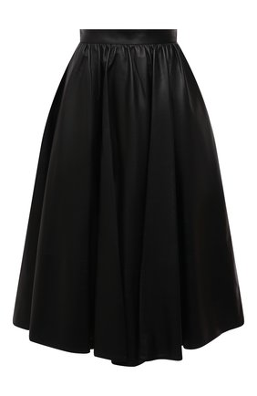 Женская кожаная юбка ALEXANDER MCQUEEN черного цвета по цене 367500 руб., арт. 668454/Q5AGQ | Фото 1 Женская кожаная юбка ALEXANDER MCQUEEN черного цвета, арт. 668454/Q5AGQ | Фото 1 (Длина Ж (юбки, платья, шорты): Миди; Материал подклада: Вискоза; Стили: Гламурный; Женское Кросс-КТ: Юбка-одежда)