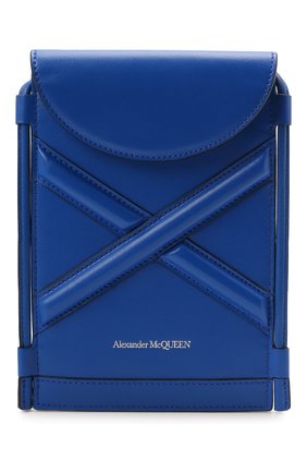 Женская сумка curve bucket micro ALEXANDER MCQUEEN темно-синего цвета по цене 39350 руб., арт. 666362/1YB49 | Фото 1 Женская сумка curve bucket micro ALEXANDER MCQUEEN темно-синего цвета, арт. 666362/1YB49 | Фото 1 (Материал: Натуральная кожа; Ремень/цепочка: На ремешке; Размер: mini; Сумки-технические: Сумки через плечо)