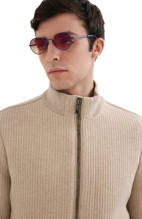 Мужские солнцезащитные очки KITON синего цвета по цене 63350 руб., арт. U0C00203/00P | Фото 2 Мужские солнцезащитные очки KITON синего цвета, арт. U0C00203/00P | Фото 2