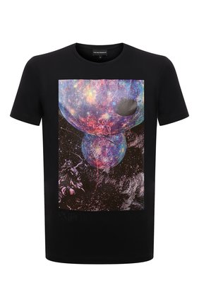 Мужская хлопковая футболка EMPORIO ARMANI черного цвета по цене 16150 руб., арт. 6K1T8P/1JQ4Z | Фото 1 Мужская хлопковая футболка EMPORIO ARMANI черного цвета, арт. 6K1T8P/1JQ4Z | Фото 1