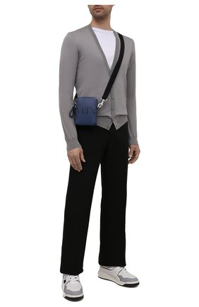 Мужской шерстяной кардиган GIORGIO ARMANI серого цвета по цене 65250 руб., арт. 8NSE01/SM01Z | Фото 2 Мужской шерстяной кардиган GIORGIO ARMANI серого цвета, арт. 8NSE01/SM01Z | Фото 2