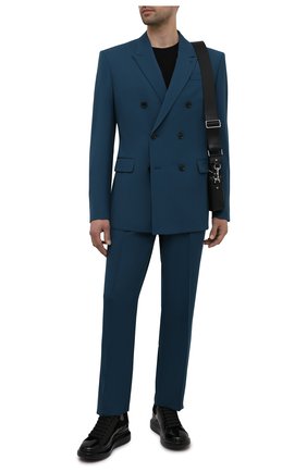 Мужские кожаные кеды ALEXANDER MCQUEEN черного цвета по цене 48650 руб., арт. 662645/WIA33 | Фото 2 Мужские кожаные кеды ALEXANDER MCQUEEN черного цвета, арт. 662645/WIA33 | Фото 2