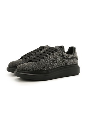 Мужские кожаные кеды ALEXANDER MCQUEEN черного цвета по цене 96200 руб., арт. 662648/WIAB4 | Фото 1 Мужские кожаные кеды ALEXANDER MCQUEEN черного цвета, арт. 662648/WIAB4 | Фото 1