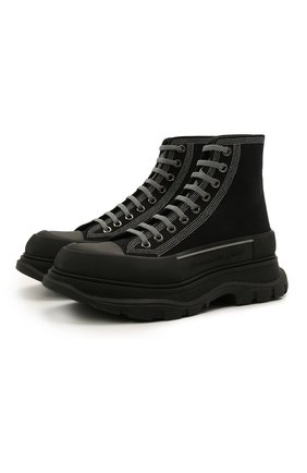Мужские текстильные кроссовки ALEXANDER MCQUEEN черного цвета по цене 63800 руб., арт. 662681/W4MV8 | Фото 1 Мужские текстильные кроссовки ALEXANDER MCQUEEN черного цвета, арт. 662681/W4MV8 | Фото 1