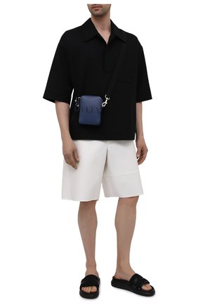 Мужские комбинированные шлепанцы ALEXANDER MCQUEEN черного цвета по цене 42150 руб., арт. 663565/W4QP1 | Фото 2 Мужские комбинированные шлепанцы ALEXANDER MCQUEEN черного цвета, арт. 663565/W4QP1 | Фото 2