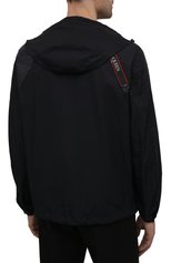Мужская куртка ALEXANDER MCQUEEN черного цвета, арт. 662324/QRR21 | Фото 4 (Кросс-КТ: Куртка, Ветровка; Рукава: Длинные; Материал внешний: Синтетический материал; Стили: Гранж; Длина (верхняя одежда): Короткие)