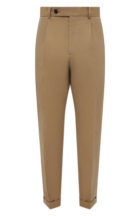 Мужские хлопковые брюки ALEXANDER MCQUEEN бежевого цвета по цене 65450 руб., арт. 653534/QRS44 | Фото 1 Мужские хлопковые брюки ALEXANDER MCQUEEN бежевого цвета, арт. 653534/QRS44 | Фото 1