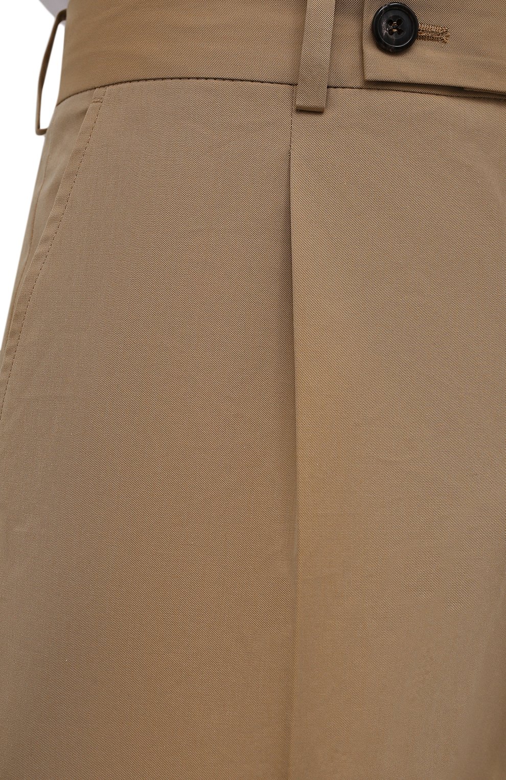 Мужские хлопковые брюки ALEXANDER MCQUEEN бежевого цвета, арт. 653534/QRS44 | Фото 5 (Силуэт М (брюки): Чиносы; Длина (брюки, джинсы): Стандартные; Случай: Повседневный; Материал внешний: Хлопок; Материал подклада: Купро; Стили: Кэжуэл)