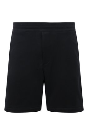 Мужские хлопковые шорты ALEXANDER MCQUEEN черного цвета по цене 49750 руб., арт. 642668/QRX75 | Фото 1 Мужские хлопковые шорты ALEXANDER MCQUEEN черного цвета, арт. 642668/QRX75 | Фото 1 (Материал внешний: Хлопок; Длина Шорты М: До колена; Кросс-КТ: Трикотаж; Принт: Без принта; Стили: Спорт-шик)