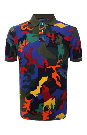 Мужское хлопковое поло POLO RALPH LAUREN разноцветного цвета по цене 13100 руб., арт. 710842911 | Фото 1 Мужское хлопковое поло POLO RALPH LAUREN разноцветного цвета, арт. 710842911 | Фото 1