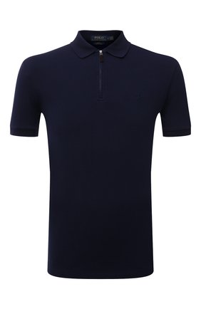 Мужское хлопковое поло POLO RALPH LAUREN темно-синего цвета по цене 11900 руб., арт. 710737087 | Фото 1 Мужское хлопковое поло POLO RALPH LAUREN темно-синего цвета, арт. 710737087 | Фото 1