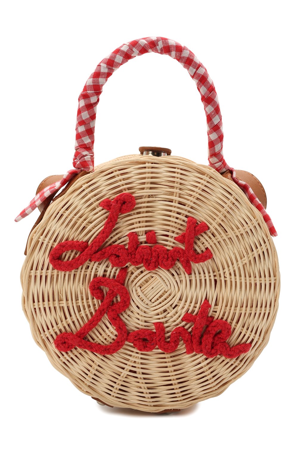Детская сумка MC2 SAINT BARTH красного цвета, арт. STBA STRAW CLUTCH/STW0001 | Фото 1