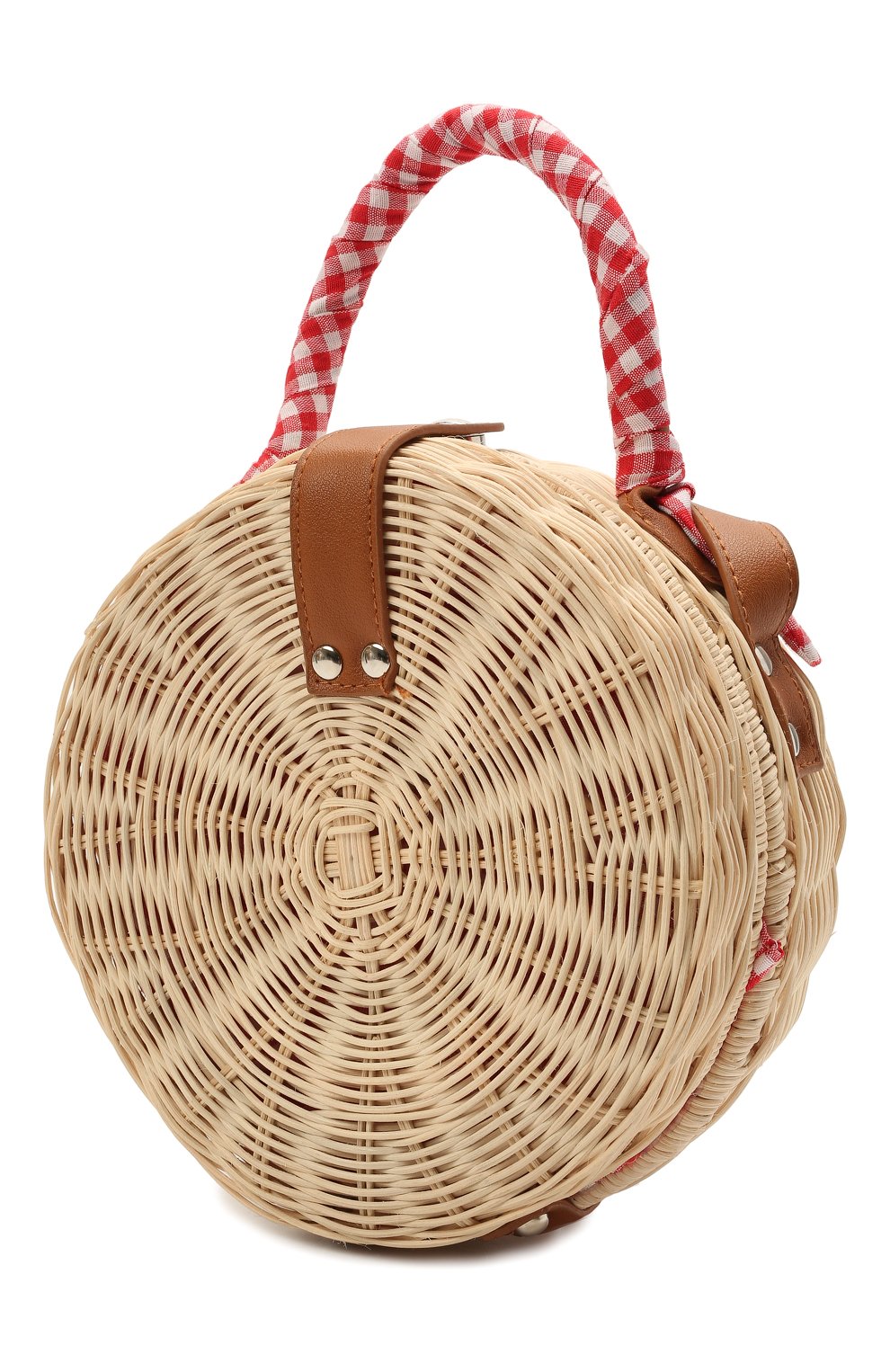 Детская сумка MC2 SAINT BARTH красного цвета по цене 8380 руб., арт. STBA STRAW CLUTCH/STW0001 | Фото 2 Детская сумка MC2 SAINT BARTH красного цвета, арт. STBA STRAW CLUTCH/STW0001 | Фото 2