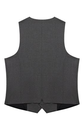 Детский жилет EMPORIO ARMANI серого цвета по цене 12900 руб., арт. 6K4GJL/4N4FZ | Фото 2 Детский жилет EMPORIO ARMANI серого цвета, арт. 6K4GJL/4N4FZ | Фото 2