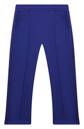 Детские брюки EMPORIO ARMANI синего цвета по цене 14550 руб., арт. 6K3P07/3J44Z | Фото 1 Детские брюки EMPORIO ARMANI синего цвета, арт. 6K3P07/3J44Z | Фото 1 (Материал внешний: Хлопок, Синтетический материал; Девочки Кросс-КТ: Брюки-одежда; Девочки-школьная форма: Брюки; Случай: Повседневный; Ростовка одежда: 10 - 11 лет | 140 - 146см, 13 - 15 лет | 158 см, 16 лет | 164 см, 4 года | 104 см, 5 лет | 110 см, 6 лет | 116 см, 7 лет | 122 см, 8 лет | 128 см)