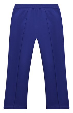 Детские брюки EMPORIO ARMANI синего цвета по цене 14550 руб., арт. 6K3P07/3J44Z | Фото 2 Детские брюки EMPORIO ARMANI синего цвета, арт. 6K3P07/3J44Z | Фото 2 (Материал внешний: Хлопок, Синтетический материал; Девочки Кросс-КТ: Брюки-одежда; Девочки-школьная форма: Брюки; Случай: Повседневный; Ростовка одежда: 10 - 11 лет | 140 - 146см, 13 - 15 лет | 158 см, 16 лет | 164 см, 4 года | 104 см, 5 лет | 110 см, 6 лет | 116 см, 7 лет | 122 см, 8 лет | 128 см)