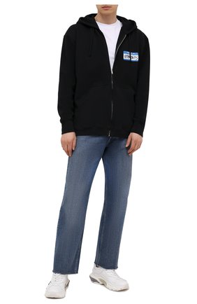 Мужской хлопковая толстовка VETEMENTS черного цвета по цене 76450 руб., арт. UA52TR780B 1601/M | Фото 2 Мужской хлопковая толстовка VETEMENTS черного цвета, арт. UA52TR780B 1601/M | Фото 2