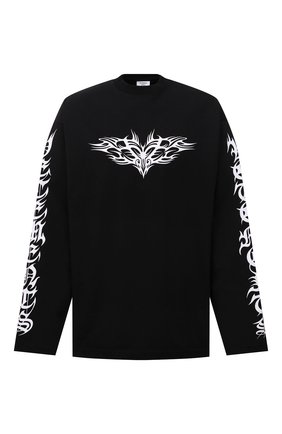 Мужская хлопковый лонгслив VETEMENTS черного цвета по цене 51850 руб., арт. UA52TR590B 1604/M | Фото 1 Мужская хлопковый лонгслив VETEMENTS черного цвета, арт. UA52TR590B 1604/M | Фото 1