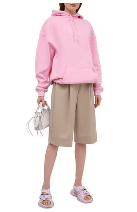 Женские комбинированные сандалии track BALENCIAGA сиреневого цвета по цене 72650 руб., арт. 655948/W2CC2 | Фото 2 Женские комбинированные сандалии track BALENCIAGA сиреневого цвета, арт. 655948/W2CC2 | Фото 2