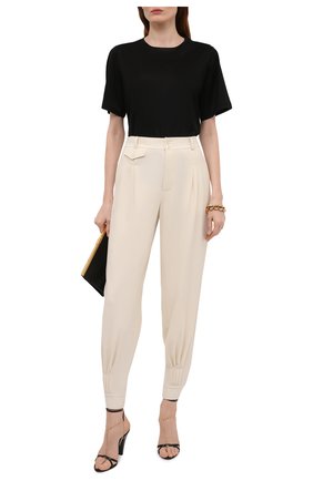 Женские шерстяные брюки RALPH LAUREN кремвого цвета по цене 131000 руб., арт. 290850858 | Фото 2 Женские шерстяные брюки RALPH LAUREN кремвого цвета, арт. 290850858 | Фото 2