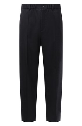 Мужские шерстяные брюки VALENTINO серого цвета, арт. WV3RBG907CF | Фото 1 (Материал внешний: Шерсть; Длина (брюки, джинсы): Стандартные; Случай: Повседневный; Стили: Минимализм)